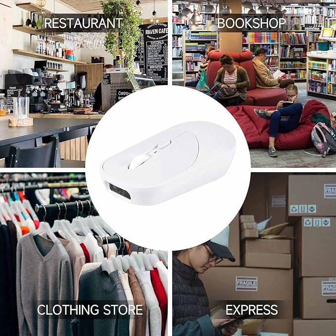 New Wireless Mouse Barcode Scanner, 2-in-1 Design 2D Handheld Barcode Scanner - Image 6