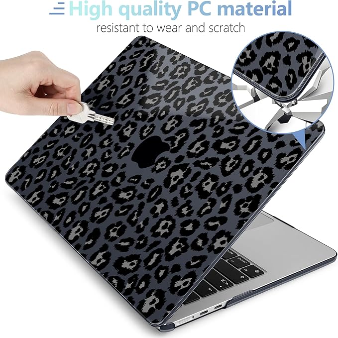 MEEgoodo Case for M4/M3/M2 MacBook Air 13.6 inch Case 2025 2024 2022, Fit Model - Image 4