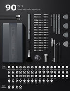 iFu Mini Electric Screwdriver, 90 in 1 Precision Screwdriver Set – Small - Image 3