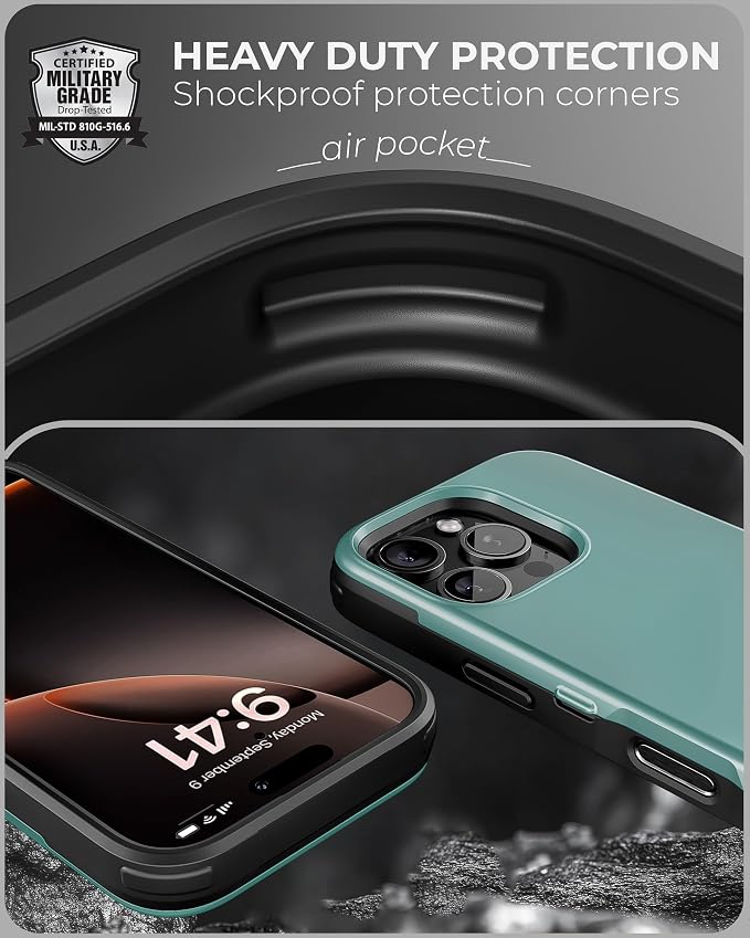 TORU CX Slim for iPhone 16 Pro Case Wallet | Protective Shockproof Heavy Duty - Image 5