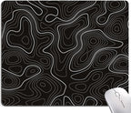 Topographic Contour Map Mouse Pad by SANWUMIAN