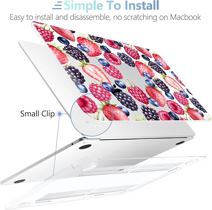 MEEgoodo Case for M4/M3/M2 MacBook Air 13.6 inch Case 2025 2024 2022, Fit Model - Image 5