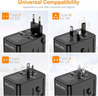 VYLEE 70W GaN International Travel Adapter, Universal Power Adapter - Image 5
