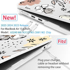 Mektron for 2025 M4 MacBook Air 13.6 Inch A3240 Case Fits 2023 A2681 M2 2024 - Image 2