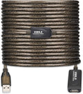 LDKCOK USB 2.0 Type A Male to A Female Active Repeater Extension Cable 60ft by LDKCOK