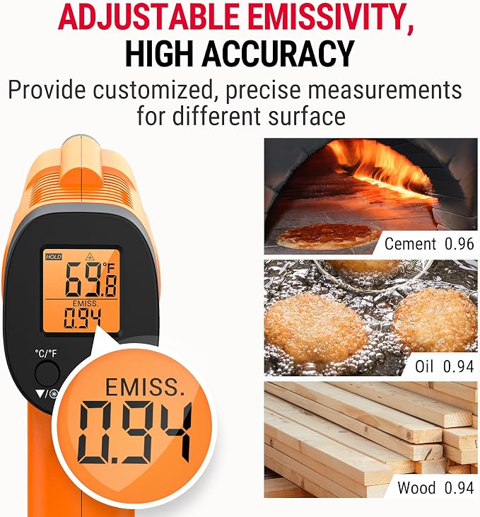 ThermoPro Temperature Gun, Infrared Thermometer Gun - Image 9