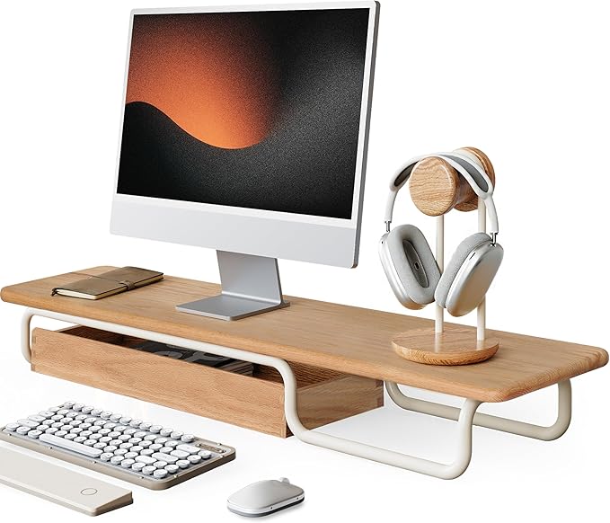 Fenge Dual Monitor Riser, 37 Inch Monitor Stand by Fenge
