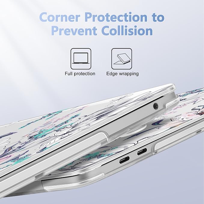 Case for MacBook Pro 13 inch with/Without Touch Bar, Hard Shell + Keyboard - Image 3