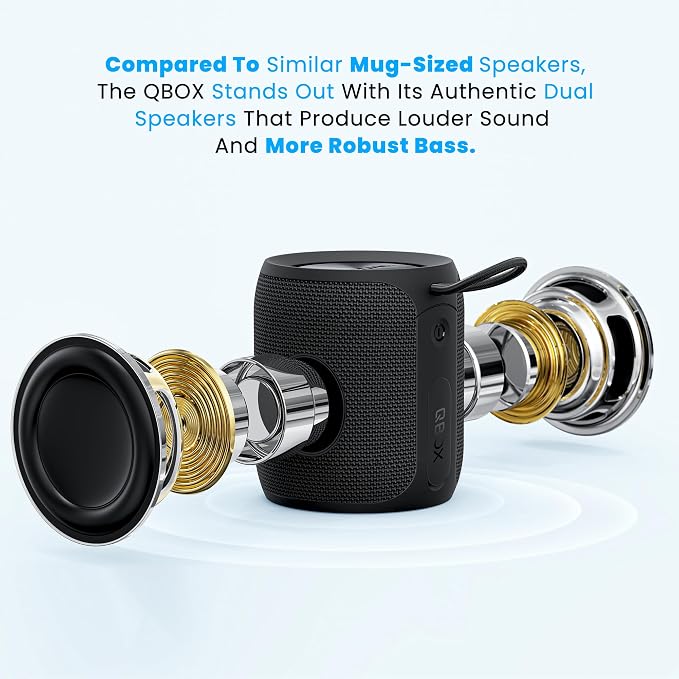 MIATONE QBOX - 16W Bluetooth Speaker IP67 Waterproof Speaker - Image 2