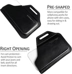 TobbinGear Leather Belt Phone Pouch, Left Handed Leather Cell Phone Holster - Image 3