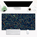 Abstract Starry Sky Swirl Gaming Desk Mat by Cindasun