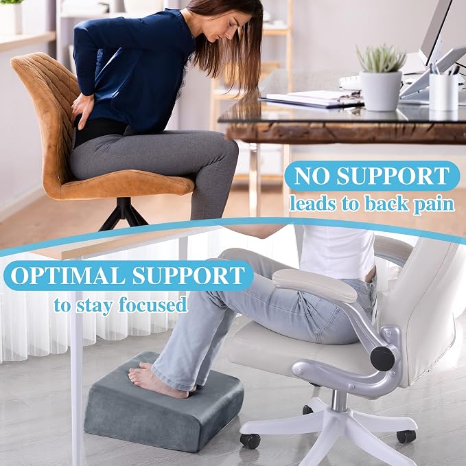 ROYALAY Adjustable Foot Rest Under Desk - Image 6