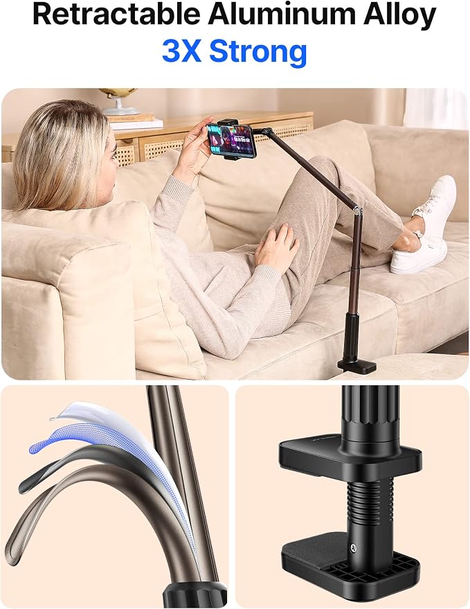 JSAUX Phone Holder for Desk and Bed Compatible - Image 9