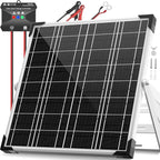 Voltset 12V Solar Battery Charger - 20W Waterproof Solar Panel Kit - Trickle by Voltset