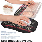 2-in-1 Ergonomic Set, Wave Keyboard Wrist Rest and Massage Slope Mouse Pad - Image 4