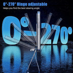 Phone Tripod Stand, Aluminum Alloy Mini Tripod Compatible - Image 3