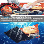 Mouse Pad, Large Huge Moon Over The Sea Desk Mat, Extended Non-Slip Gaming - Image 4