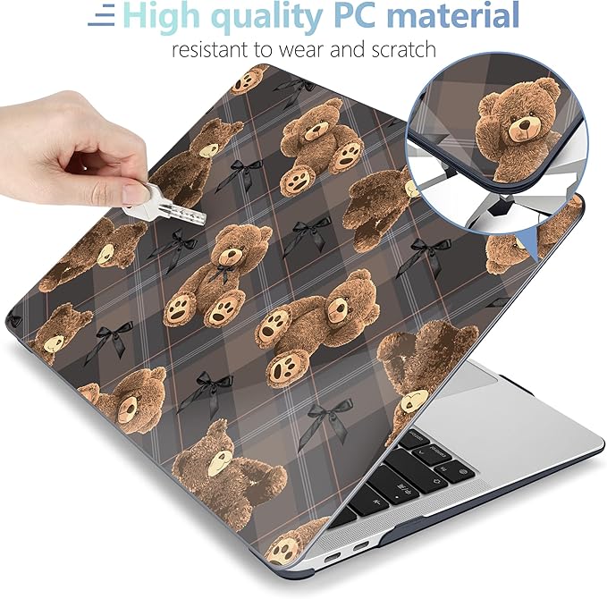 MEEgoodo for MacBook Air 13.3 inch Case 2021 2020 2019 2018 A2337 M1 A2179 A1932 - Image 3