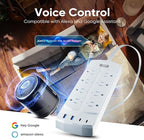 2 Prong Smart Power Strip, Yozisital 2 Prong to 3 Prong Outlet Adapter - Image 3