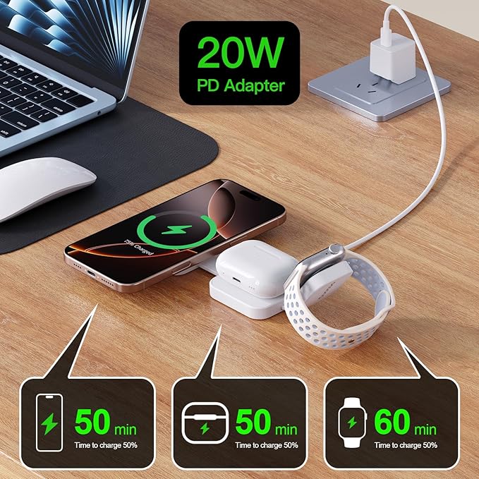 2025 3 in 1 Wireless Charging Station - Image 3