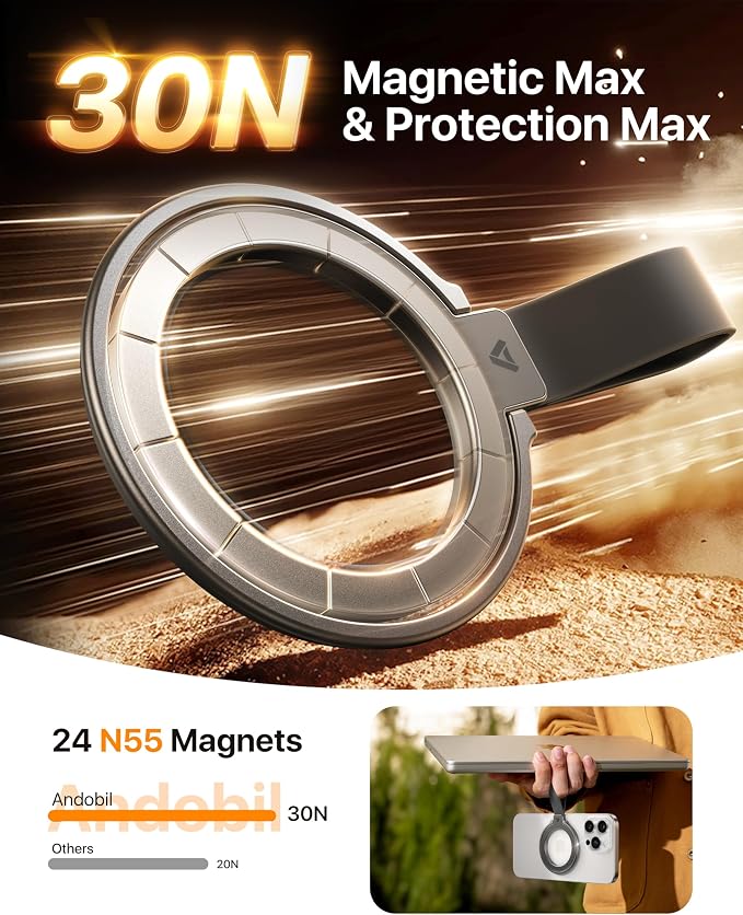 andobil Magnetic Phone Grip Holder - Image 4
