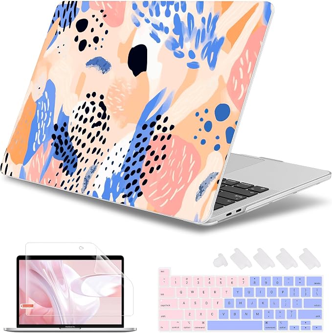 May Chen for New MacBook Pro 13 Case 2022 2020 Release, Plastic Crystal Hard by MayChen