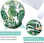 Mouse Pad with Wrist Support, Ergonomic Mouse Pad with Memory Foam Wrist Rest - Image 3