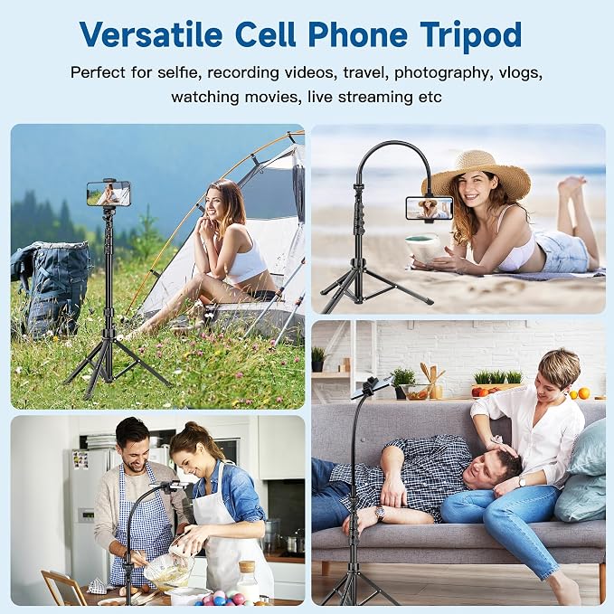 Phone Tripod Stand, Flexible Portable Phone Stand - Image 4