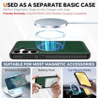TUCCH Wallet Case for Galaxy S25 Plus, 2 in 1 Wrist Strap RFID Blocking PU - Image 4