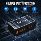 USB C Charger Block Charging Station 440W GAN3, 100W Laptop Charger Multi Port - Image 6