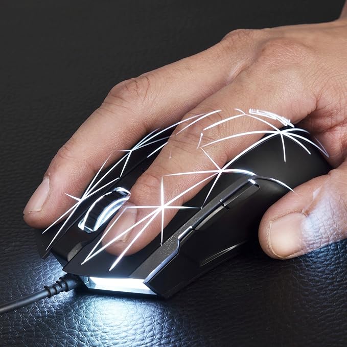 FIRSTBLOOD ONLY GAME. AJ52 Watcher RGB Gaming Mouse, Programmable 7 Buttons - Image 5