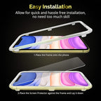 UNBREAKcable Screen Protector for iPhone 11/ iPhone XR 2 Pack, Double Defense - Image 3