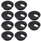 10 Pcs Desk Grommet 1-3/8" / 35 mm, Desk Cord Hole Cover, Cable Grommet ABS by EASYEAH