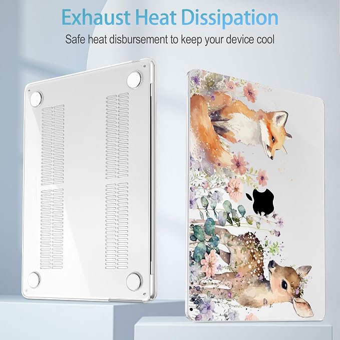 Mektron for 2025 M4 MacBook Air 13.6 Inch A3240 Case Fits 2023 A2681 M2 2024 - Image 4