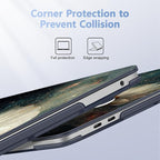Case for MacBook Pro 13 inch with/Without Touch Bar, Hard Shell + Keyboard - Image 3