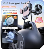 TORRAS Pink Phone Holders for Your Car【True Military-Grade & Strongest Suction】 - Image 3