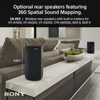 Sony BRAVIA Theater Bar 8 Sound Bar, SA-SW5 Wireless Subwoofer, and SA-RS5 - Image 5