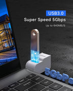 Mini USB Hub 3-Port USB Splitter 1 in 3 Out, USB Expander Adapter - Image 3