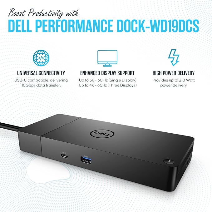 WD19DCS Dell Docking Station USB C - Image 3