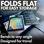 Airplane Tablet Holder, Extra Large 12x7” Flexible Cell Phone and Tablet Holder - Image 8