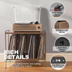 Retro Record Player for Vinyl - Image 3