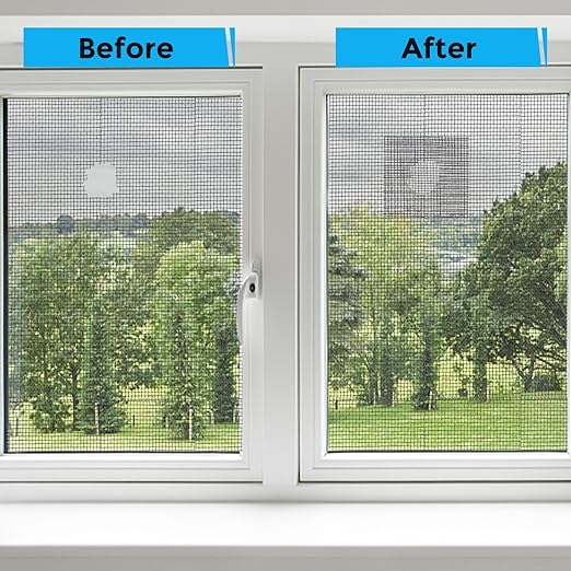 Black Window Screen Repair Kit, 4 in X 30 FT Screen Repair Tape - Image 3