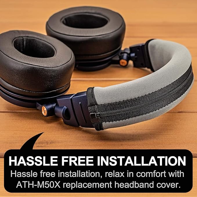 Replacement Headband Cover Compatible ATH M50X M50 M40X M40 M30X M20X Headphones - Image 2