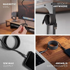 Statik MagStack USB A to Lightning Cable MFi Certified, Clutter-Free Magnetic - Image 7