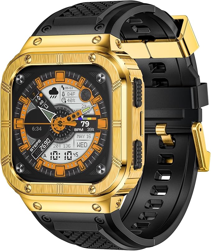 MioHHR Stainless Steel Case and Band Compatible by ProfessionalStainlessSteelWatchBandCase