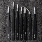 Precision ESD Anti-Static Tweezers, Jewelry-making, Laboratory Work - Image 3