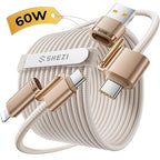 SHEZI 4-in-1 Compatible with USB C to Lightning Cable 60W Fast Charging &Data - Image 9