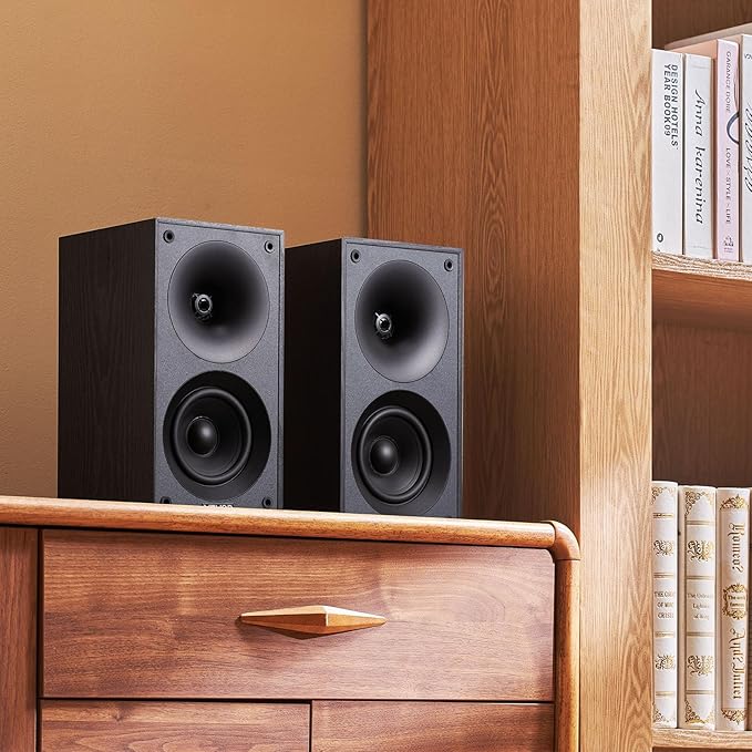 VEVOR Passive Bookshelf Speaker, Book Shelf Stereo Speakers - Image 8