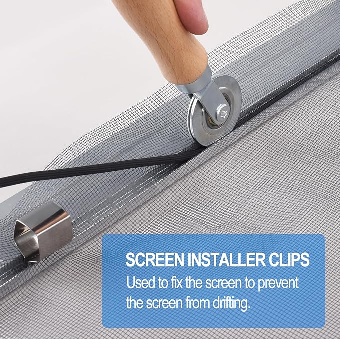 BAYTORY Window Screen Repair Kit, Steel Roller Tool - Image 5