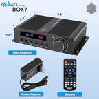 Pyle Wireless Bluetooth Home Audio Amplifier - 100W 5 Channel Home Theater - Image 7